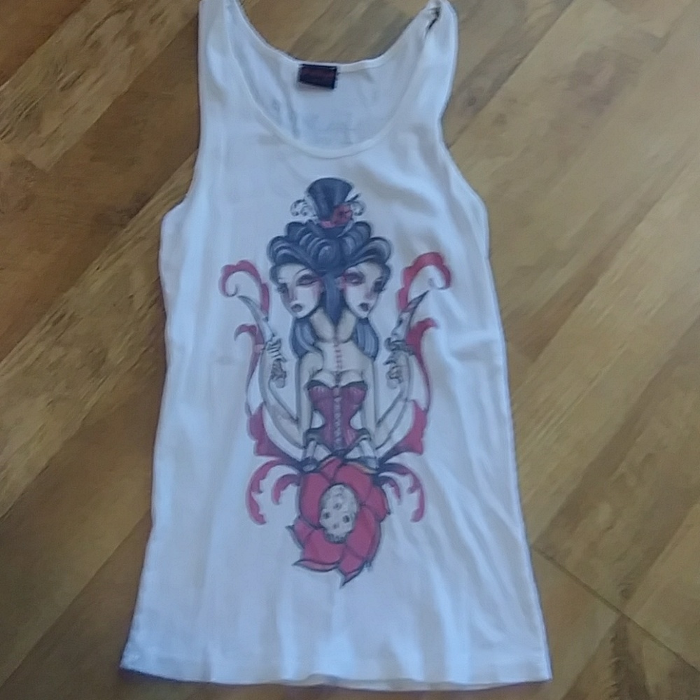 Tattoo Art Lowbrow Tank Top